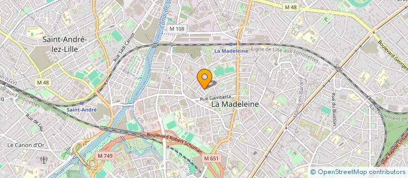 localisation de l'entreprise MADAME CLAIRE CHAVY à MARCQ-EN-BARŒUL