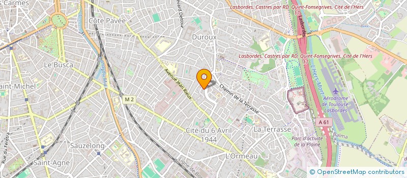 localisation de l'entreprise MADAME CLAIRE CHEA à TOULOUSE