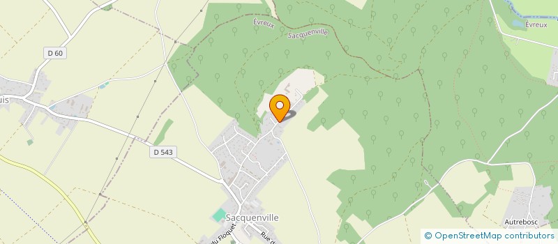 localisation de l'entreprise MADAME CLAIRE CHENEAU  SACQUENVILLE