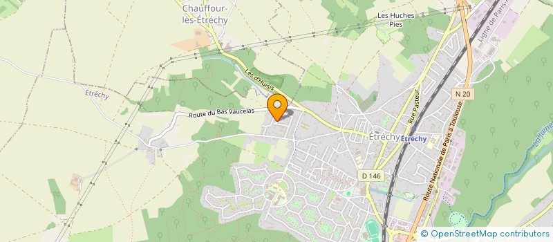 localisation de l'entreprise MADAME CLAIRE CHERIFI  ETRECHY