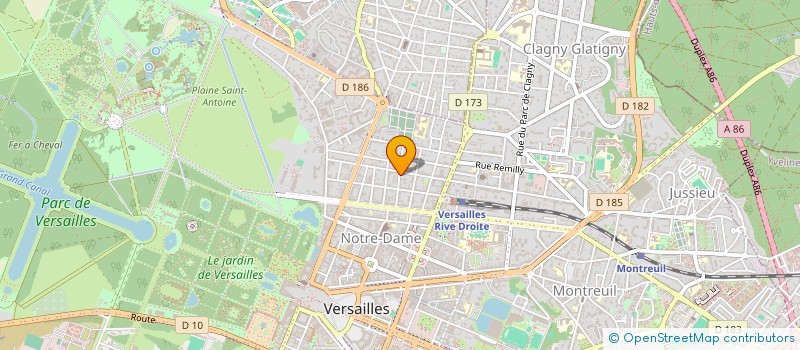 localisation de l'entreprise MADAME CLAIRE CHESNOT à VERSAILLES