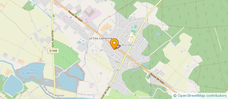 localisation de l'entreprise MADAME CLAIRE CHEVALIER à LES BORDES