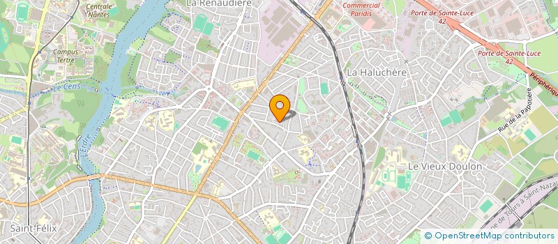 localisation de l'entreprise MADAME CLAIRE CHEVALIER  NANTES