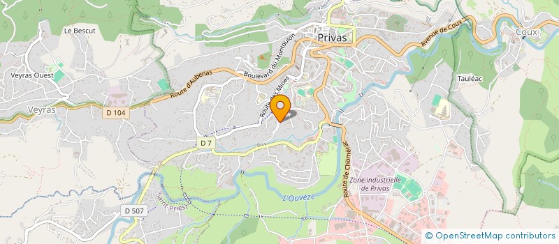 localisation de l'entreprise MADAME CLAIRE CHEVALIER à PRIVAS