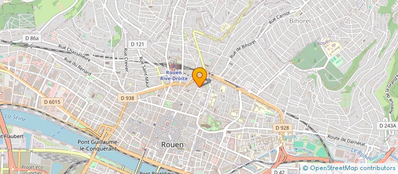 localisation de l'entreprise MADAME CLAIRE CHEVALIER  ROUEN