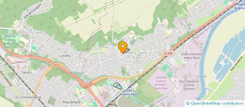 localisation de l'entreprise MADAME CLAIRE CHEVERRY  VILLERS-SAINT-PAUL