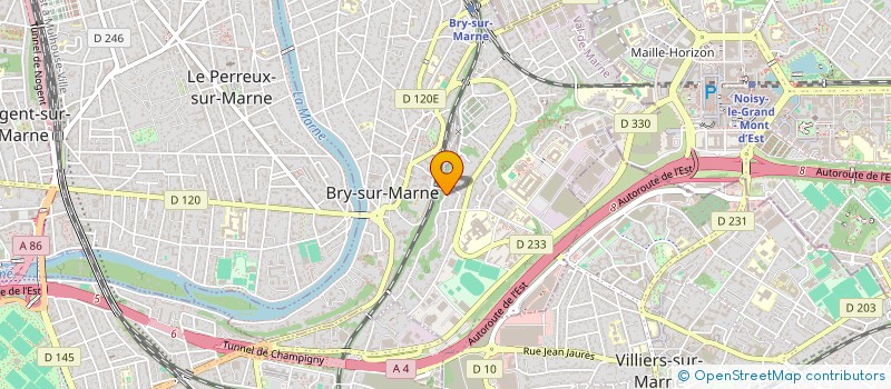 localisation de l'entreprise MADAME CLAIRE CHEVREAU à BRY-SUR-MARNE