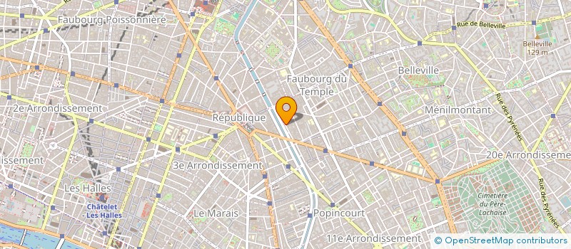 localisation de l'entreprise MADAME CLAIRE CHEVRIER  PARIS