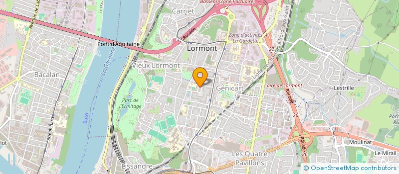 localisation de l'entreprise MADAME CLAIRE CHEYSSIAL  LORMONT