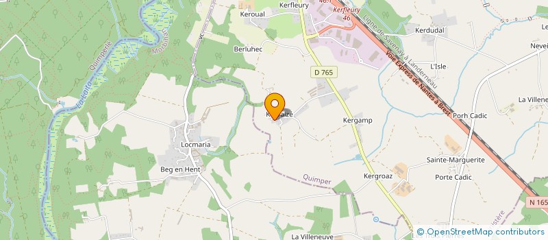 localisation de l'entreprise MADAME CLAIRE CHOISEAU  REDENE