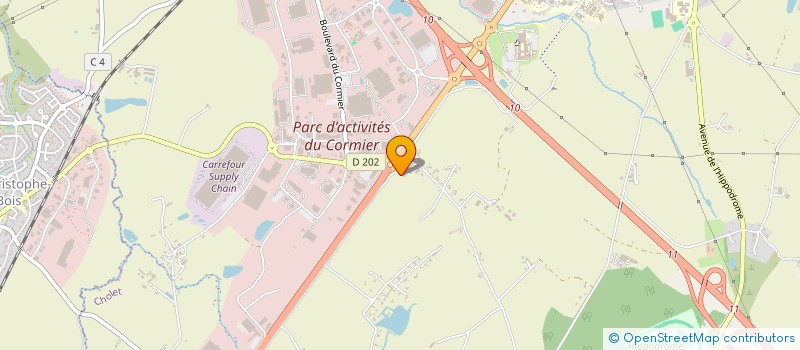 localisation de l'entreprise MADAME CLAIRE CHOMEREAU-LAMOTTE à CHOLET