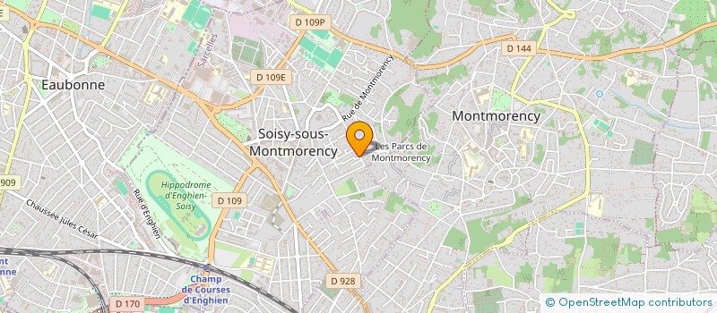 localisation de l'entreprise MADAME CLAIRE CHOPELIN  SOISY-SOUS-MONTMORENCY