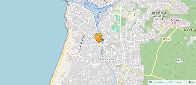 localisation de l'entreprise MADAME CLAIRE CHRISTE  CAPBRETON