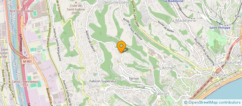 localisation de l'entreprise MADAME CLAIRE CHRISTIANE GRIGNANI  NICE