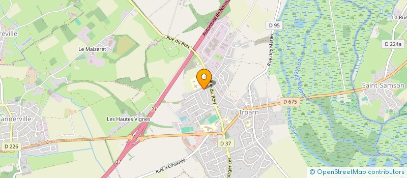 localisation de l'entreprise MADAME CLAIRE CINGAL  TROARN