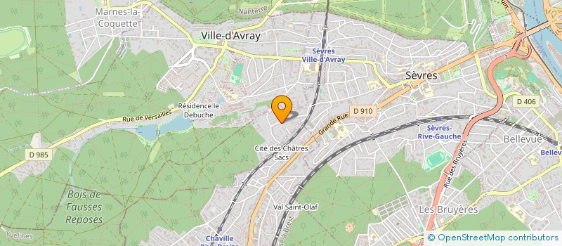 localisation de l'entreprise MADAME CLAIRE CLAIRE GUINET à SEVRES