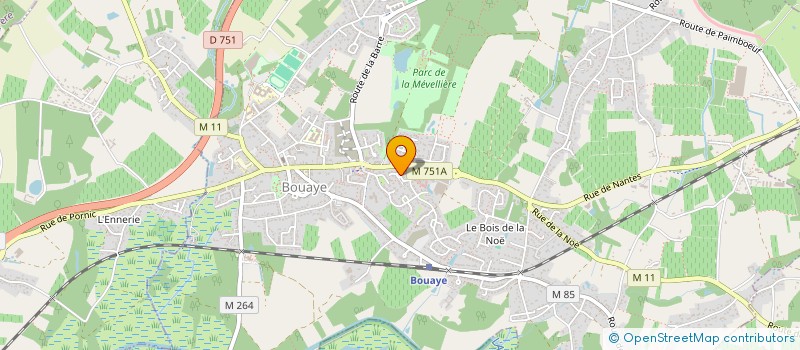 localisation de l'entreprise MADAME CLAIRE COCHARD  BOUAYE