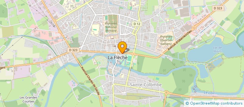 localisation de l'entreprise MADAME CLAIRE COCHENNEC  LA FLECHE