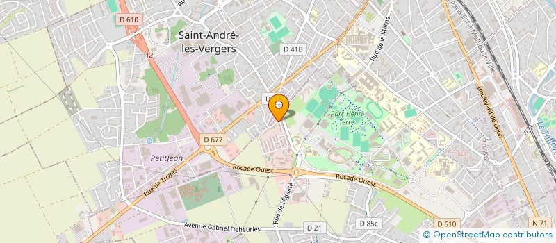 localisation de l'entreprise MADAME CLAIRE COCHON  ROSIERES-PRES-TROYES