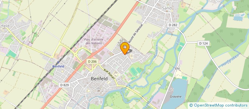 localisation de l'entreprise MADAME CLAIRE COILBEAU  BENFELD