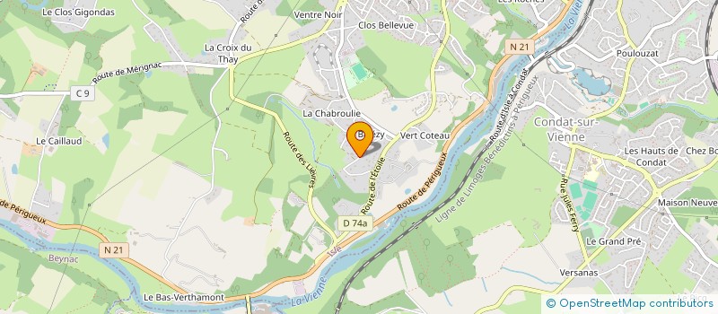 localisation de l'entreprise MADAME CLAIRE COIRATON à ISLE