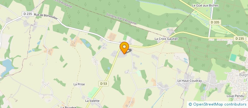 localisation de l'entreprise MADAME CLAIRE COLLIGNON à RIVES D'ANDAINE