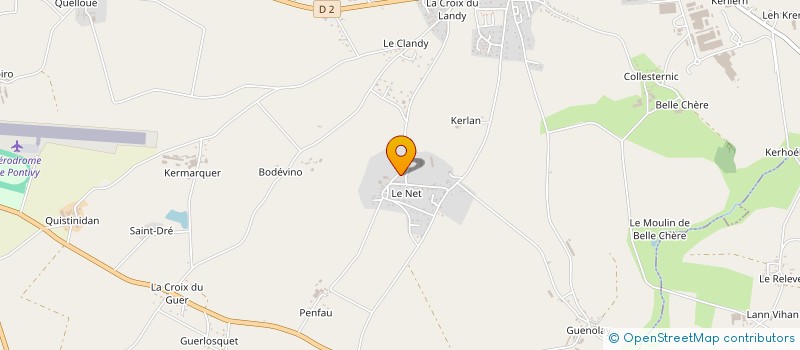 localisation de l'entreprise MADAME CLAIRE COLLIN  NOYAL-PONTIVY