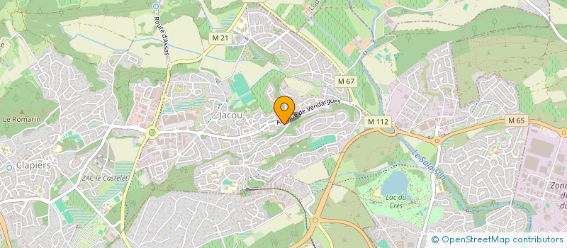 localisation de l'entreprise MADAME CLAIRE COLLOMB  JACOU