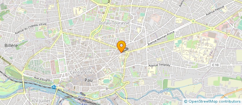 localisation de l'entreprise MADAME CLAIRE COLNOT à PAU