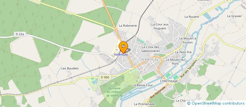 localisation de l'entreprise MADAME CLAIRE COMBELLES à VALENCAY