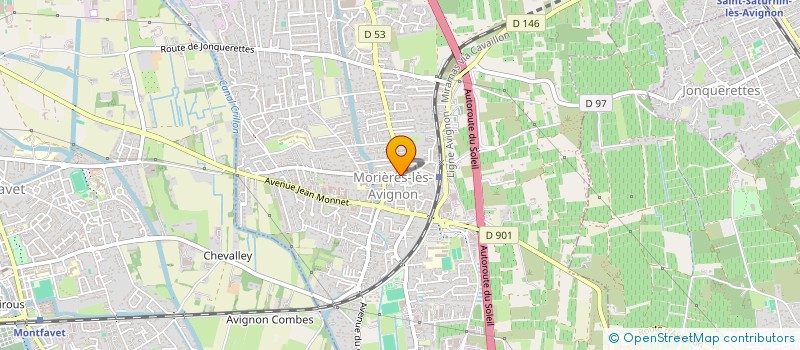 localisation de l'entreprise MADAME CLAIRE COMBET à MORIERES-LES-AVIGNON
