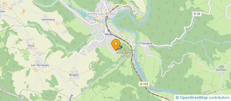 localisation de l'entreprise MADAME CLAIRE CONNAISSON  VOREY