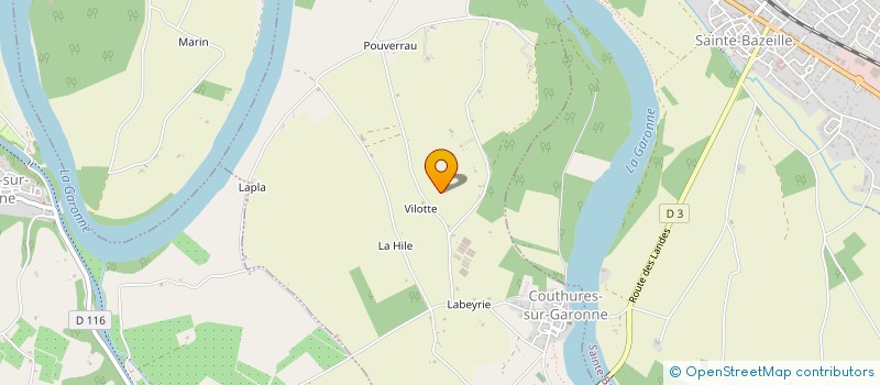 localisation de l'entreprise MADAME CLAIRE CONSTANS  COUTHURES SUR GARONNE