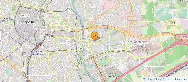 localisation de l'entreprise MADAME CLAIRE CONTOUT à MONTPELLIER