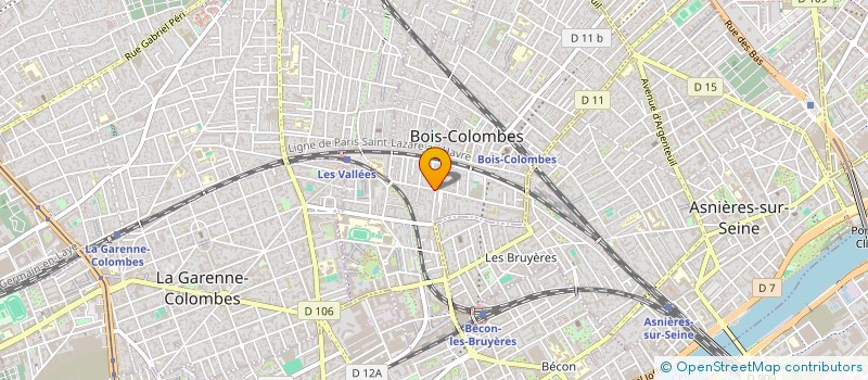 localisation de l'entreprise MADAME CLAIRE CORDONIANU THIBAULT à BOIS-COLOMBES