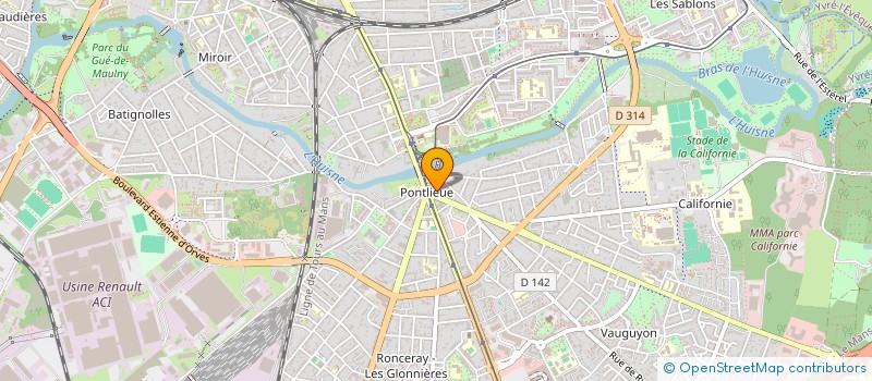 localisation de l'entreprise MADAME CLAIRE CORVISIER  LE MANS