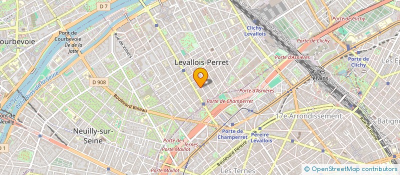 localisation de l'entreprise MADAME CLAIRE COTE à LEVALLOIS-PERRET