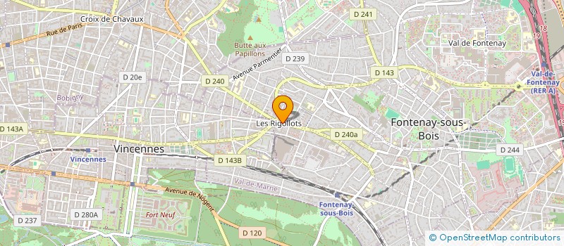 localisation de l'entreprise MADAME CLAIRE COVIAUX à FONTENAY-SOUS-BOIS