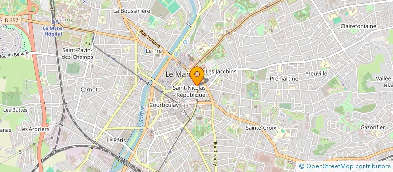 localisation de l'entreprise MADAME CLAIRE CRESSONNIER  LE MANS