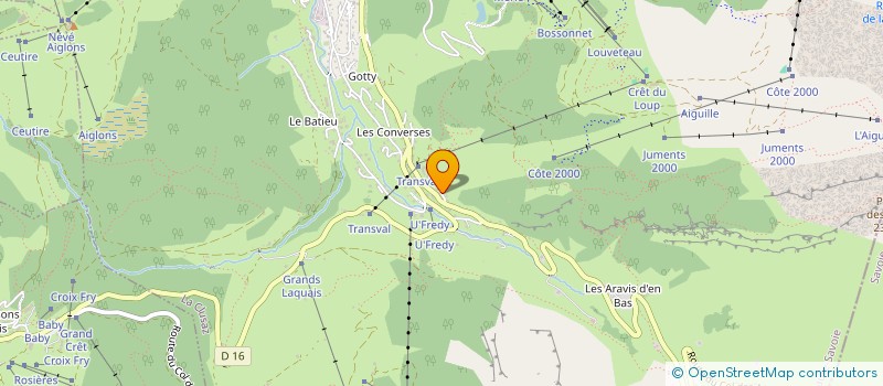 localisation de l'entreprise MADAME CLAIRE CREVENAT  LA CLUSAZ