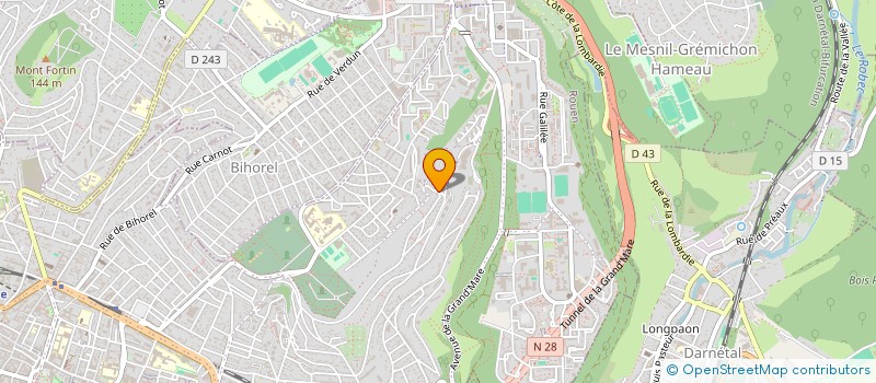 localisation de l'entreprise MADAME CLAIRE CROS à ROUEN