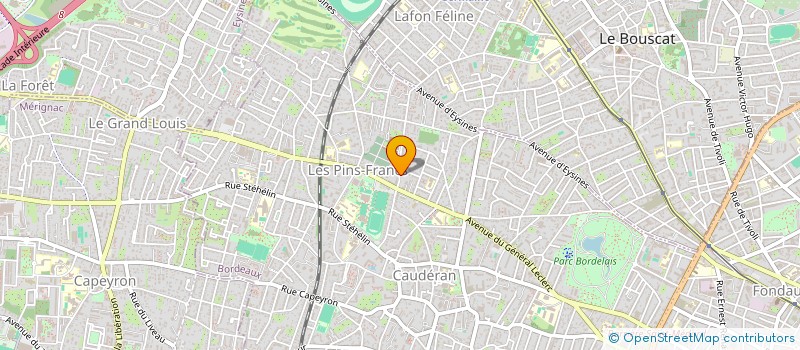 localisation de l'entreprise MADAME CLAIRE CROZATIER  BORDEAUX