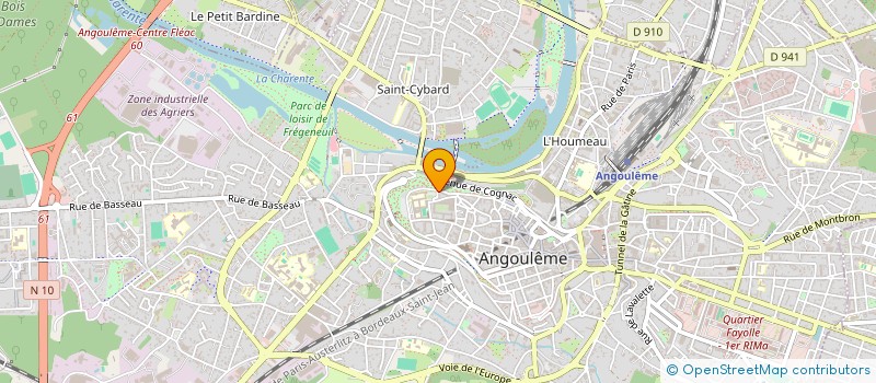 localisation de l'entreprise MADAME CLAIRE CZAJKOWSKI à ANGOULEME