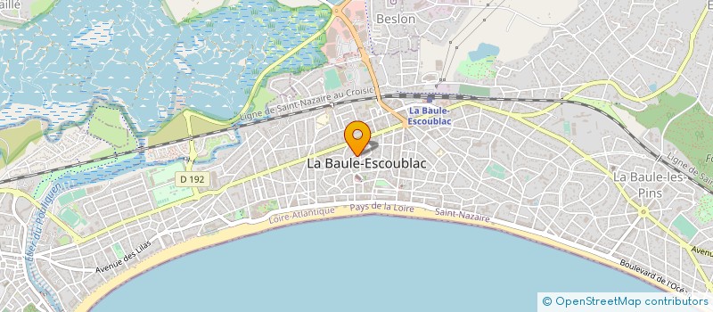 localisation de l'entreprise MADAME CLAIRE D'HERMIES à LA BAULE-ESCOUBLAC