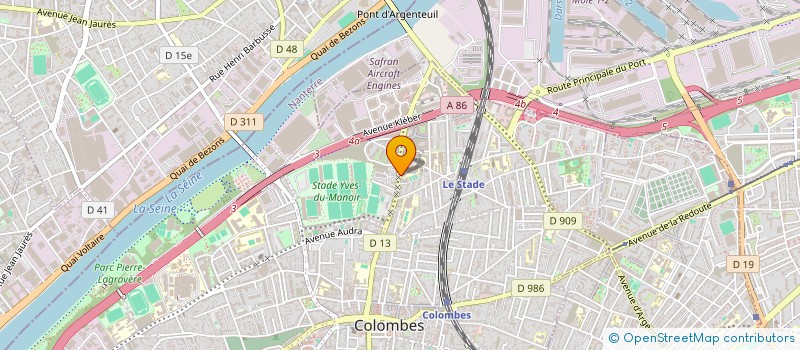 localisation de l'entreprise MADAME CLAIRE DALLA FIOR  COLOMBES