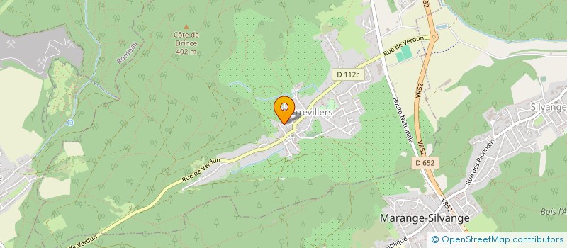 localisation de l'entreprise MADAME CLAIRE DAMILOT  PIERREVILLERS