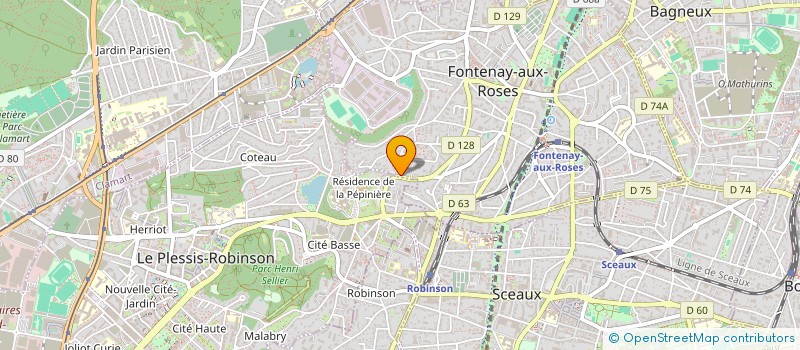 localisation de l'entreprise MADAME CLAIRE DANDREL à FONTENAY-AUX-ROSES