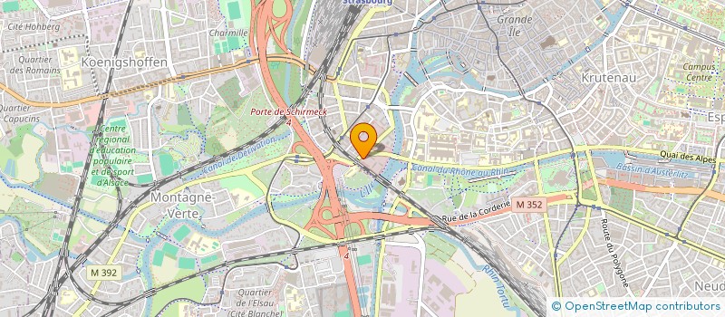 localisation de l'entreprise MADAME CLAIRE DANIEL à STRASBOURG