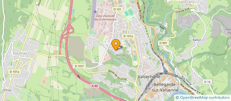 localisation de l'entreprise MADAME CLAIRE DANIELE DAULL à VALSERHONE