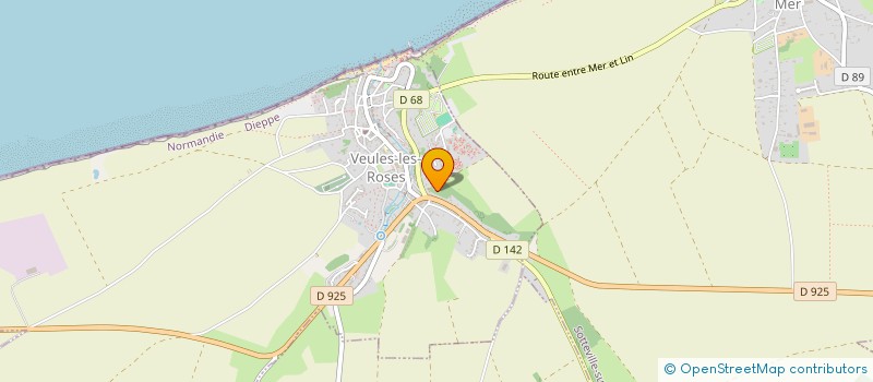 localisation de l'entreprise MADAME CLAIRE DANNET  VEULES-LES-ROSES